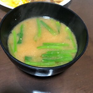 かつおだしの香り豊かなほうれん草のお味噌汁★